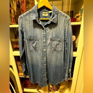 Pre-owned Levis Midi Dress sz S